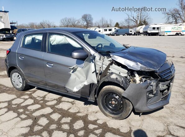ML32AUHJXMH009504 2021 MITSUBISHI MIRAGE Silver 
