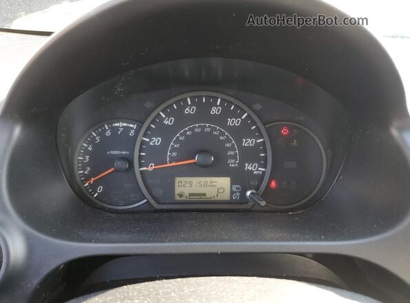 ML32F3FJ0JHF07322 2018 MITSUBISHI MIRAGE Black Widok zestawu wskaźników