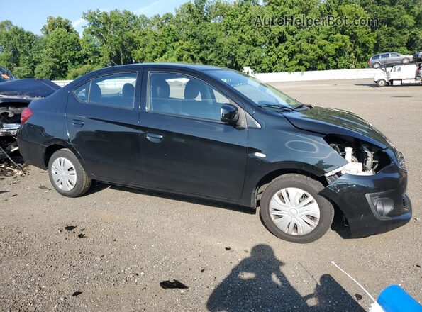 ML32F3FJ0JHF07322 2018 MITSUBISHI MIRAGE Black Przód prawy