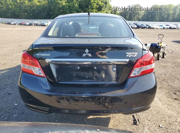 ML32F3FJ0JHF07322 2018 MITSUBISHI MIRAGE Black Widok z tyłu