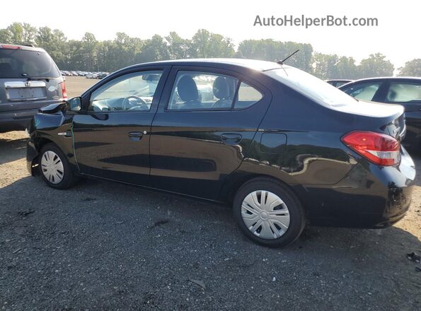 ML32F3FJ0JHF07322 2018 MITSUBISHI MIRAGE Black Tył lewy