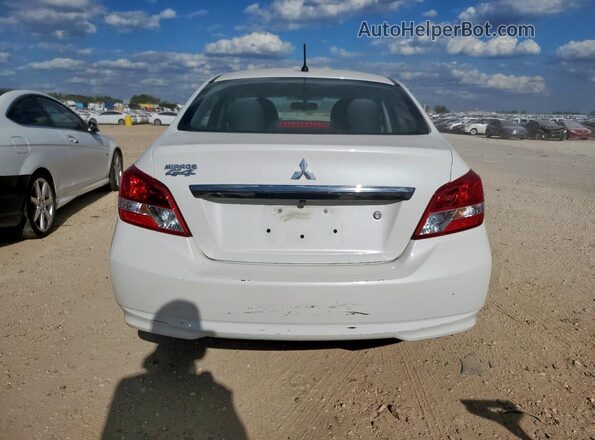 ML32F3FJ0LHF01121 2020 MITSUBISHI MIRAGE White უკანა ხედი