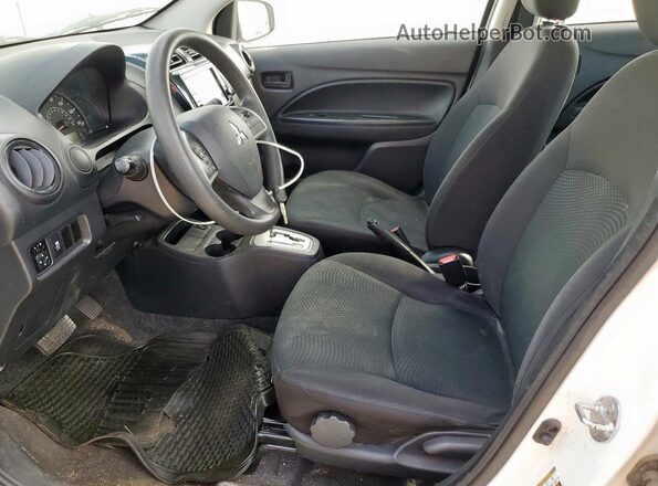 ML32F3FJ0LHF01121 2020 MITSUBISHI MIRAGE White წინა სალონის ხედი
