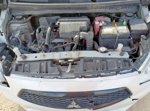 ML32F3FJ0LHF01121 2020 MITSUBISHI MIRAGE White უკანა სალონის ხედი