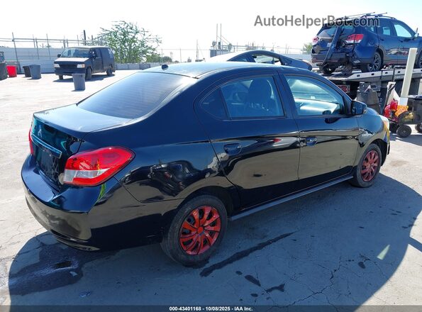 ML32F3FJ0LHF06092 2020 MITSUBISHI MIRAGE G4 Black Задня права чверть