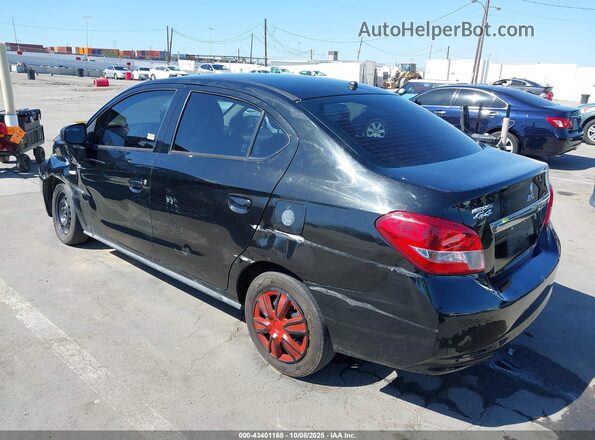 ML32F3FJ0LHF06092 2020 MITSUBISHI MIRAGE G4 Black Задня ліва чверть