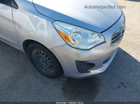 ML32F3FJ1HHF11681 2017 MITSUBISHI MIRAGE G4 Silver Front view