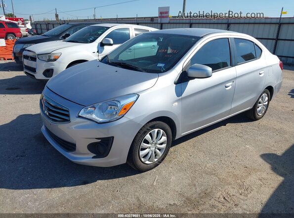 ML32F3FJ1HHF11681 2017 MITSUBISHI MIRAGE G4 Silver Front left