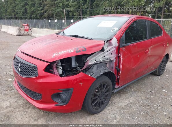 ML32F3FJ1LHF10507 2020 MITSUBISHI MIRAGE G4 Red Вид спереду