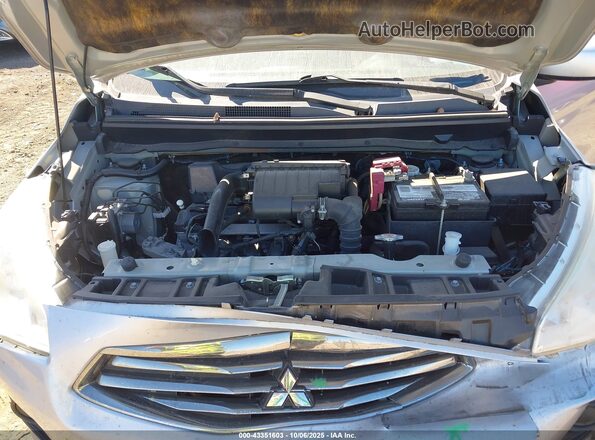 ML32F3FJ2JHF04079 2018 MITSUBISHI MIRAGE G4 Silver Widok z tyłu