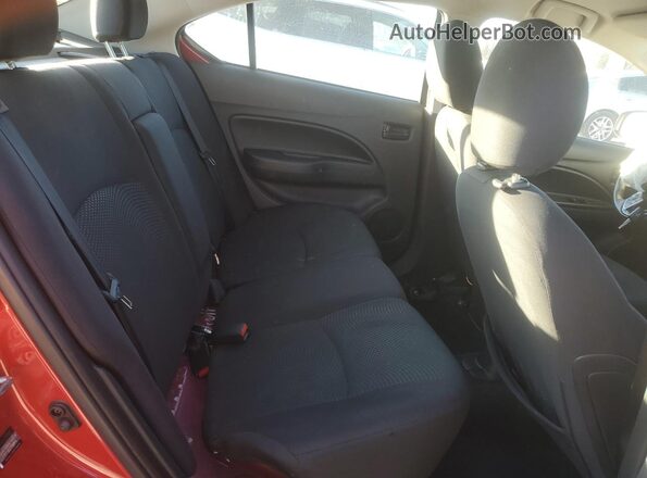 ML32F3FJ2JHF10206 2018 MITSUBISHI MIRAGE Красный Вид задних сидений