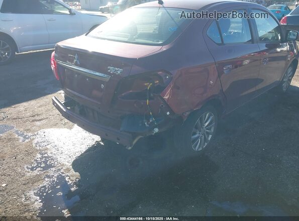 ML32F3FJ2KHF06089 2019 MITSUBISHI MIRAGE G4 Burgundy Դիմացի տեսք