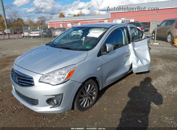 ML32F3FJ3JHF02938 2018 MITSUBISHI MIRAGE G4 Silver წინა მარცხენა ხედი სამი მეოთხედიდან