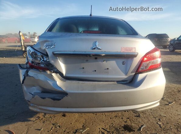 ML32F3FJ3LHF05129 2020 MITSUBISHI MIRAGE Silver უკანა ხედი