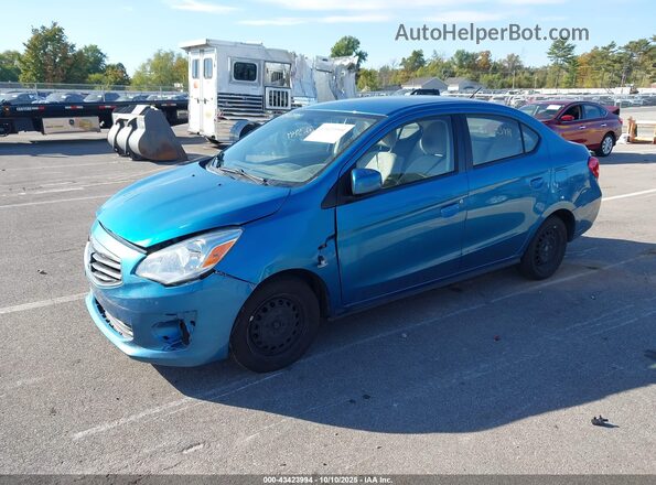 ML32F3FJ4KHF15389 2019 MITSUBISHI MIRAGE G4 Blue Front left
