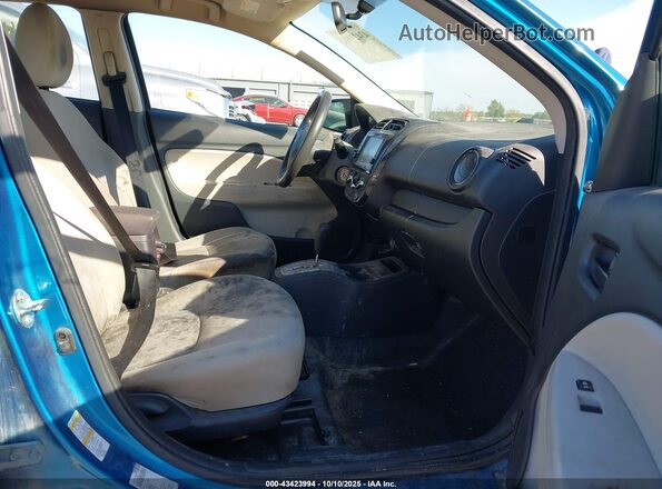 ML32F3FJ4KHF15389 2019 MITSUBISHI MIRAGE G4 Blue Front interior view