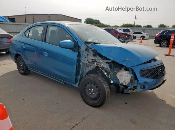 ML32F3FJ5LHF06072 2020 MITSUBISHI MIRAGE Blue Przód prawy