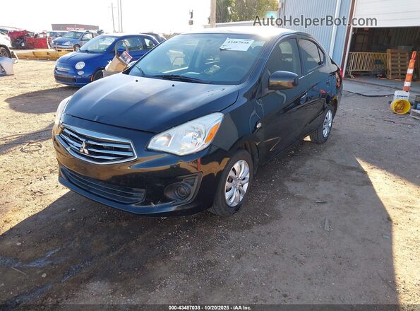 ML32F3FJ6JHF10385 2018 MITSUBISHI MIRAGE G4 Black Vista tres cuartos delantera izquierda