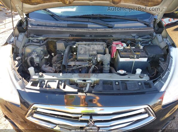 ML32F3FJ6JHF10385 2018 MITSUBISHI MIRAGE G4 Black Vista del compartimento del motor