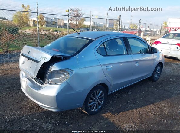 ML32F3FJ6JHF13416 2018 MITSUBISHI MIRAGE G4 Серебряный Задняя правая четверть