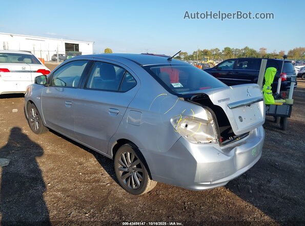 ML32F3FJ6JHF13416 2018 MITSUBISHI MIRAGE G4 Серебряный Задняя левая четверть