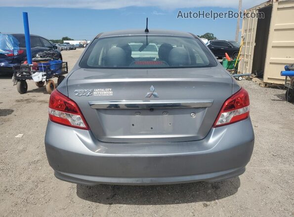 ML32F3FJ6LHF06453 2020 MITSUBISHI MIRAGE Silver უკანა ხედი