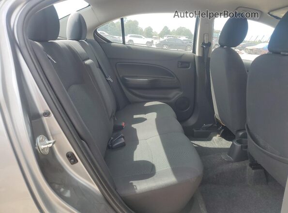 ML32F3FJ6LHF06453 2020 MITSUBISHI MIRAGE Silver უკანა სავარძლების ხედი