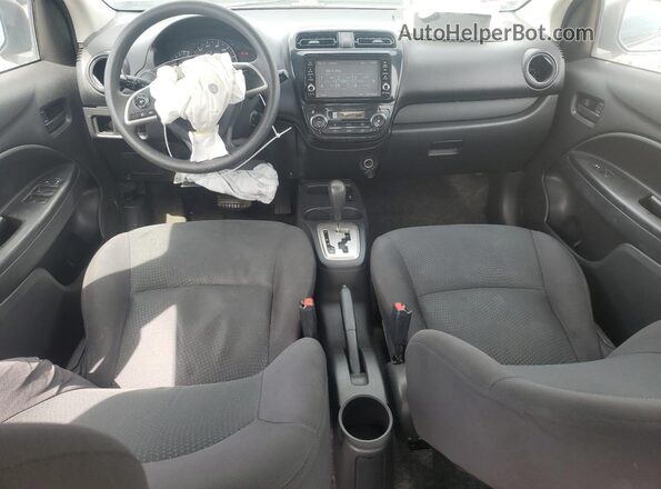 ML32F3FJ6LHF06453 2020 MITSUBISHI MIRAGE Silver წინა პანელის ხედი