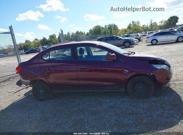 ML32F3FJ6LHF06954 2020 MITSUBISHI MIRAGE G4 Maroon 