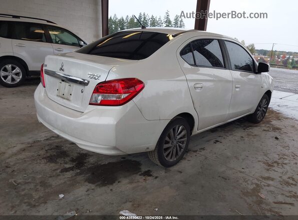 ML32F3FJ7JHF03607 2018 MITSUBISHI MIRAGE G4 White Задня права чверть