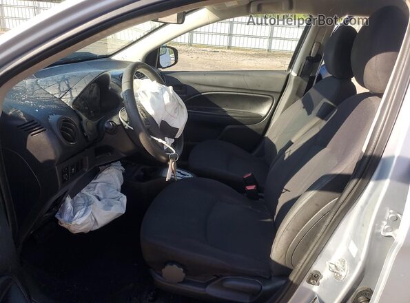 ML32F3FJ7LHF00371 2020 MITSUBISHI MIRAGE Silver Widok wnętrza z przodu
