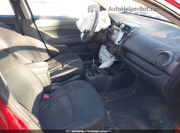 ML32F3FJ8LHF07801 2020 MITSUBISHI MIRAGE G4 Red Вид салону спереду