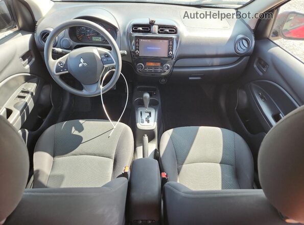 ML32F3FJ9LHF02882 2020 MITSUBISHI MIRAGE Красный Вид панели приборов