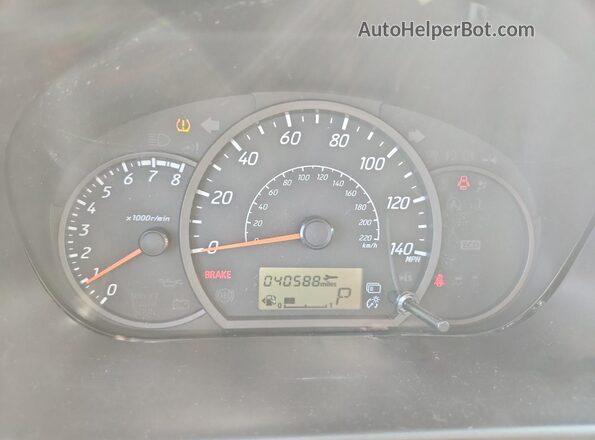 ML32F3FJ9LHF02882 2020 MITSUBISHI MIRAGE Красный Вид щитка приборов