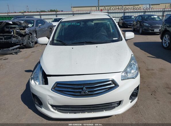 ML32F3FJXJHF13189 2018 MITSUBISHI MIRAGE G4 White 