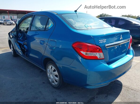 ML32F3FJXLHF06519 2020 MITSUBISHI MIRAGE G4 Blue Задня ліва чверть
