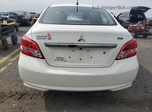 ML32F4FJ0LHF12030 2020 MITSUBISHI MIRAGE White უკანა ხედი