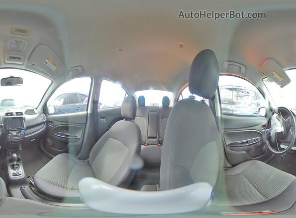 ML32F4FJ1LHF03272 2020 MITSUBISHI MIRAGE Blue Widok naklejki z numerem VIN