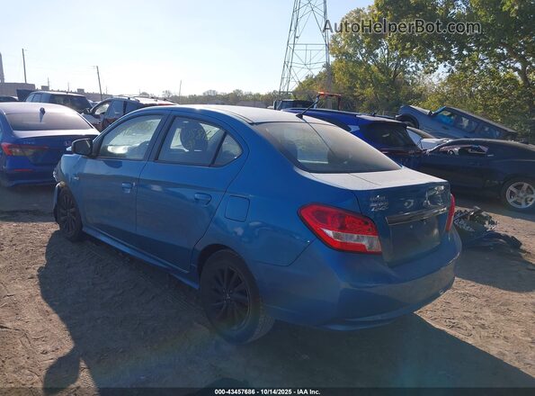 ML32F4FJ3LHF05816 2020 MITSUBISHI MIRAGE G4 Blue Trasero izquierdo