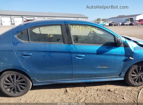 ML32F4FJ3LHF05816 2020 MITSUBISHI MIRAGE G4 Blue Vista interior trasera
