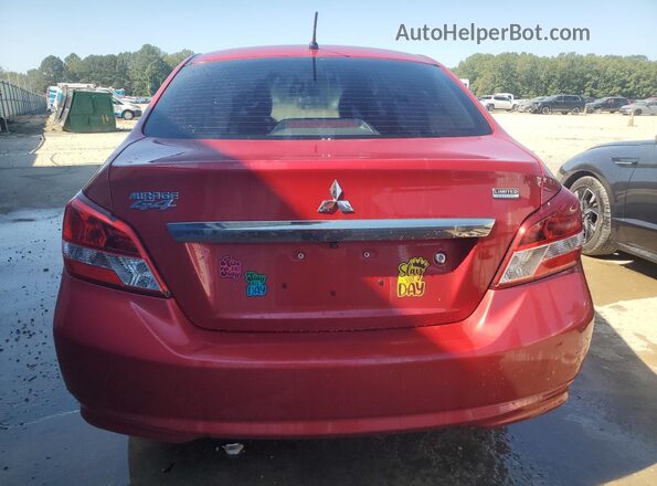 ML32F4FJ4LHF00558 2020 MITSUBISHI MIRAGE Red Вид ззаду