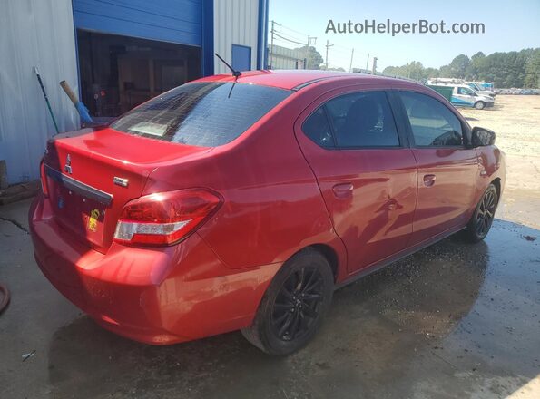 ML32F4FJ4LHF00558 2020 MITSUBISHI MIRAGE Red Задня права чверть