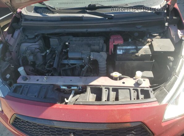ML32F4FJ4LHF00558 2020 MITSUBISHI MIRAGE Red Вид задньої частини салону