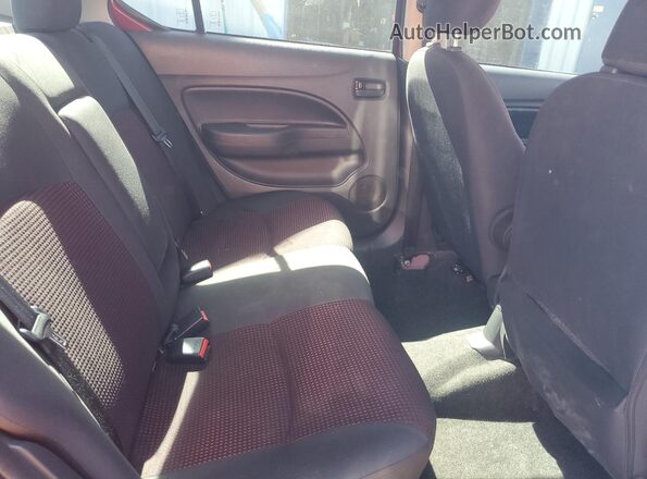 ML32F4FJ4LHF00558 2020 MITSUBISHI MIRAGE Red Вид задніх сидінь