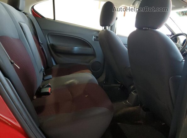 ML32F4FJ6LHF00769 2020 MITSUBISHI MIRAGE Red Vista de los asientos traseros