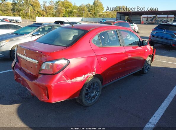 ML32FUFJ4MHF07396 2021 MITSUBISHI MIRAGE G4 Red უკანა მარჯვენა