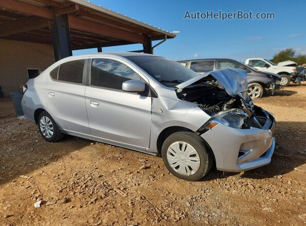 ML32FUFJ4NHF00675 2022 MITSUBISHI MIRAGE Silver Передня права чверть