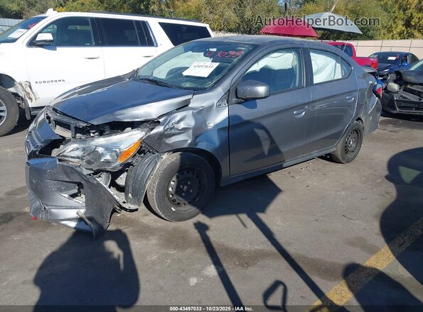 ML32FUFJ5PHF01417 2023 MITSUBISHI MIRAGE G4 Silver Առջևի ձախ երեք քառորդ տեսարան
