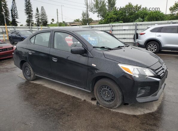 ML32FUFJ6MHF04273 2021 MITSUBISHI MIRAGE Black Przód prawy