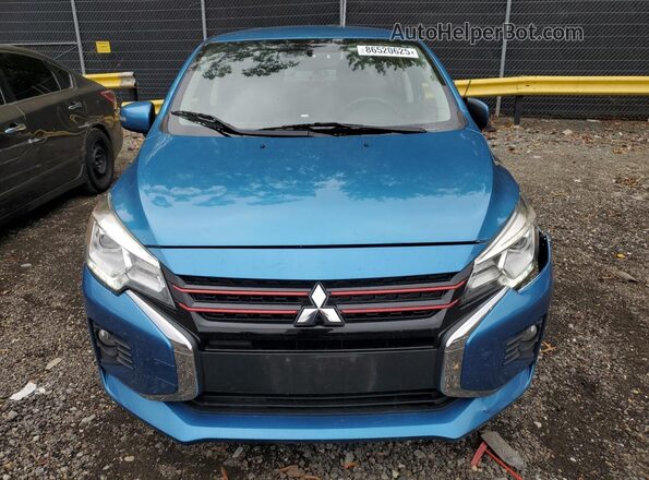 ML32FVFJ4MHF02530 2021 MITSUBISHI MIRAGE Blue Widok z przodu